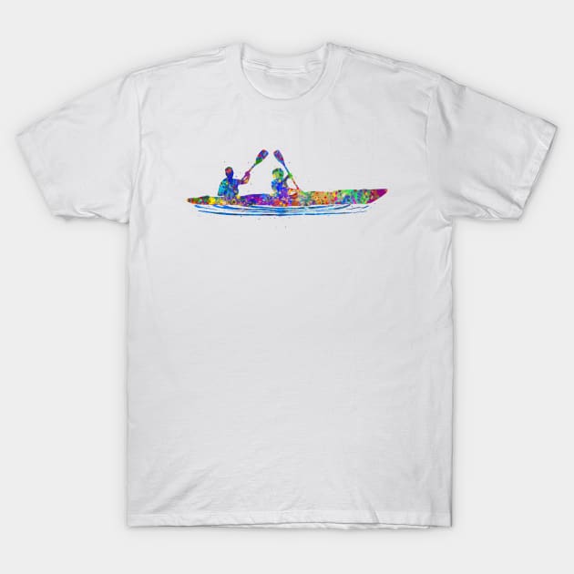 Kayak T-Shirt by Yahya Art